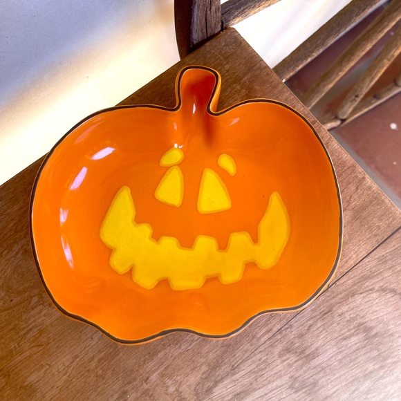 🎃BARISTA STARBUCKS Coffee Company 2003 HALLOWEEN JACK-O-LANTERN CANDY BOWL New - Picture 3 of 8